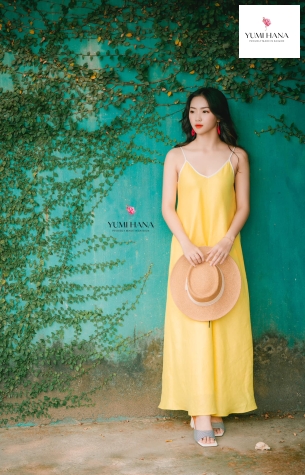 ĐẦM VÀNG 2 DÂY XINH XẮN Yumi Hana