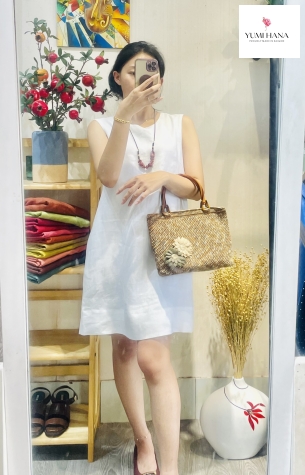Đầm linen premium Yumi Hana  