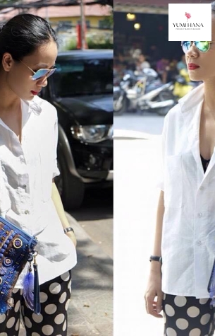 Sơ mi linen premium Yumi Hana 