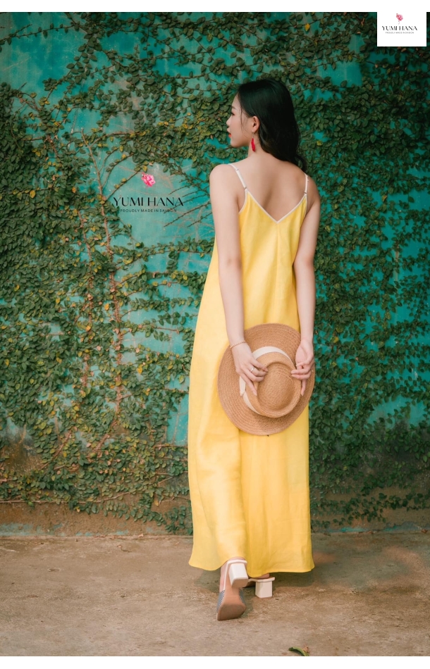 ĐẦM VÀNG 2 DÂY XINH XẮN Yumi Hana