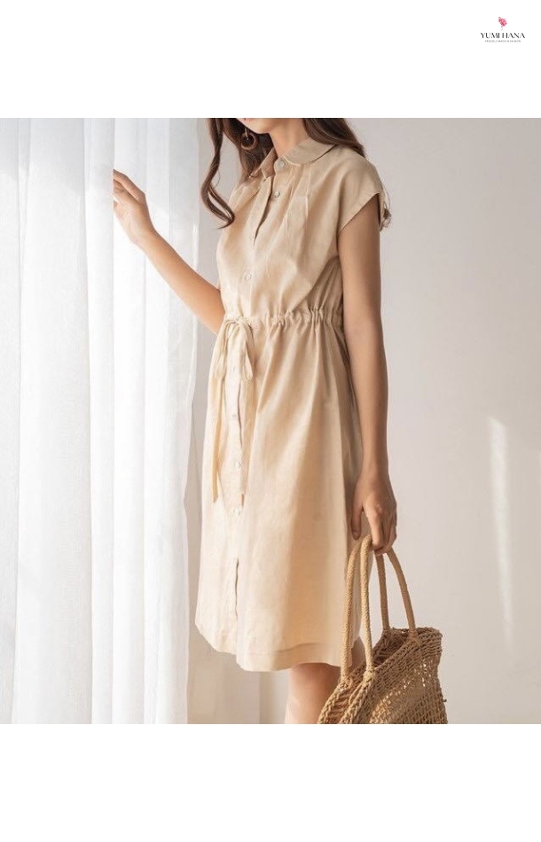 Đầm somi có dây rút eo Yumi Hana 
