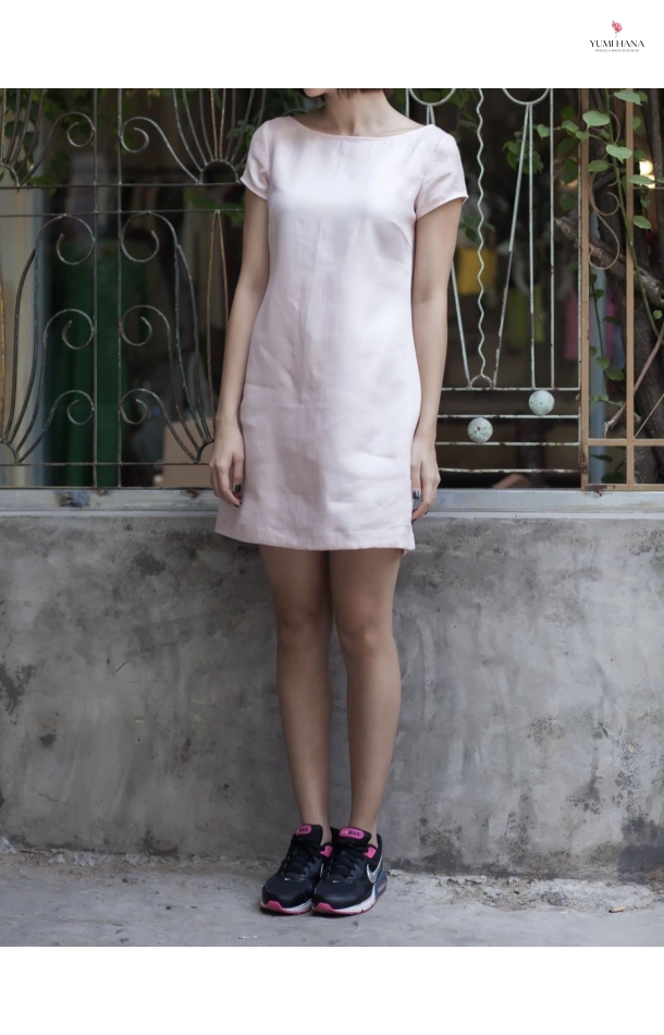 Đầm suông tay con Yumi Hana 